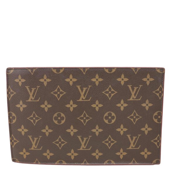 Louis Vuitton  Legacy Monogram Canvas Chain Clutch Brown - Picture 3 of 13